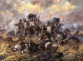 Die Alte Garde in der Schlacht von Waterloo Yurievich Averyanov Militärkrieg